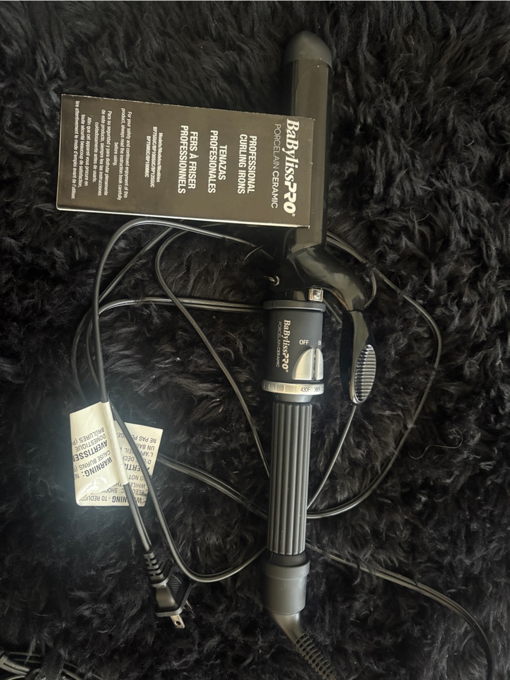 BaByliss Hair curling iron new 1”